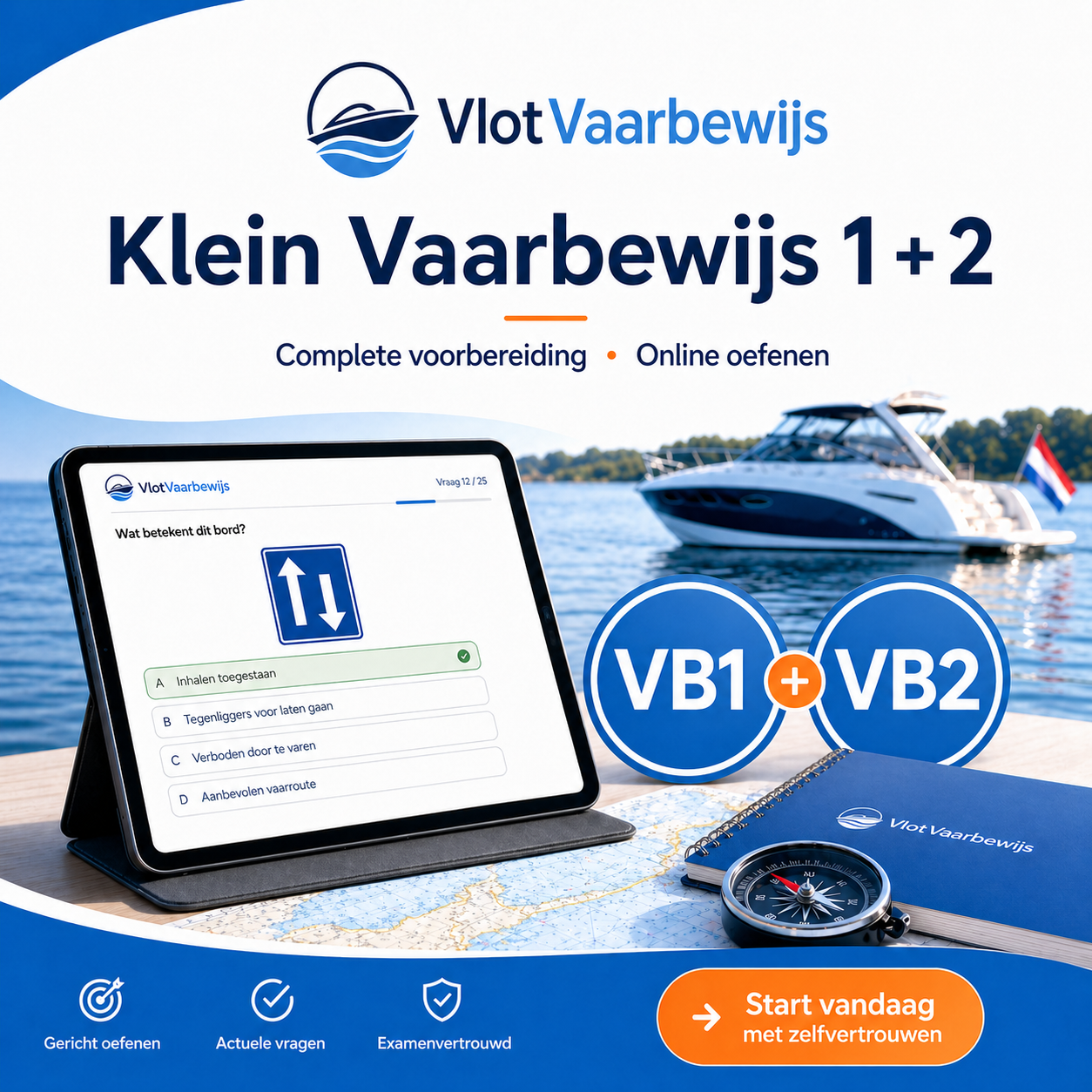 Vlot Vaarbewijs — KVB 1 + 2